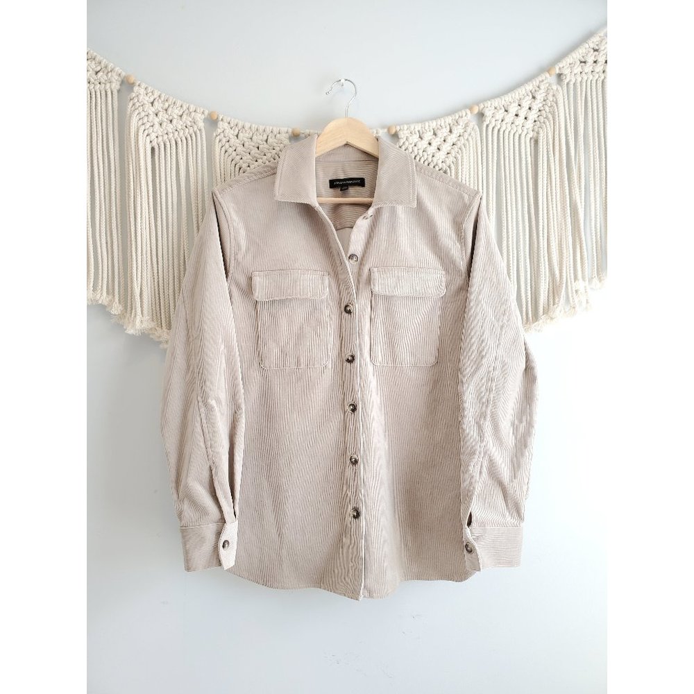 Banana Republic Corduroy Button Up Oversized Shacket XS - Picture 1 of 6